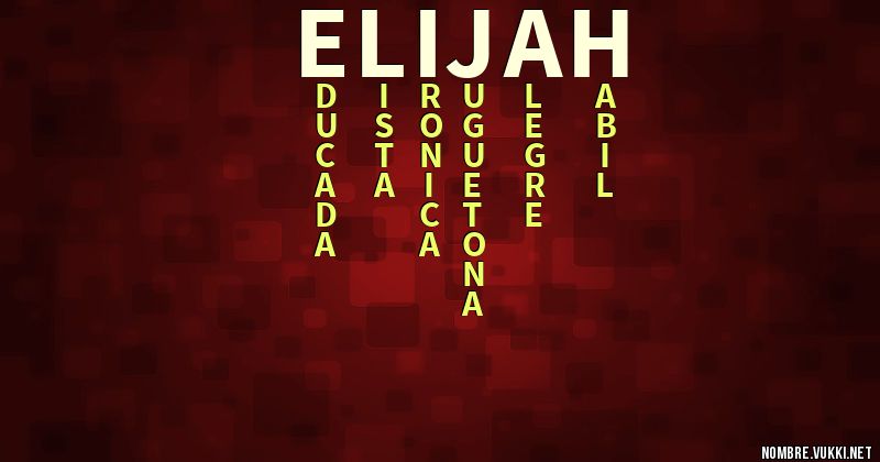 Acróstico elijah