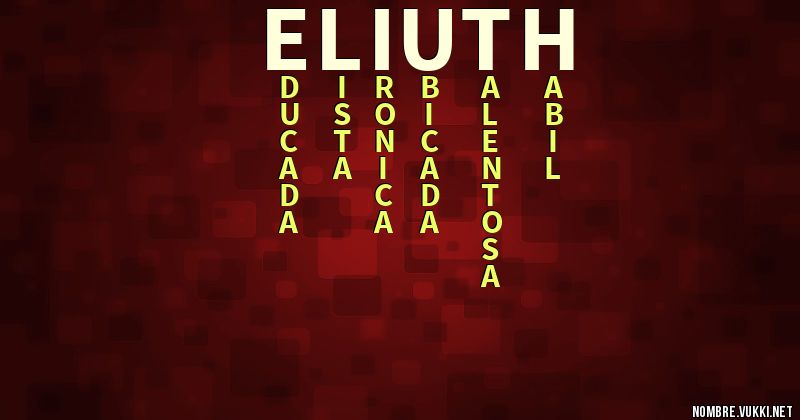 Acróstico eliuth