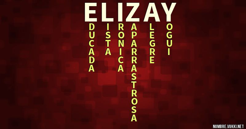 Acróstico eliza y