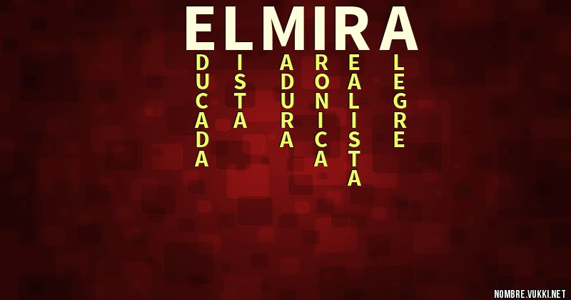 Acróstico elmira