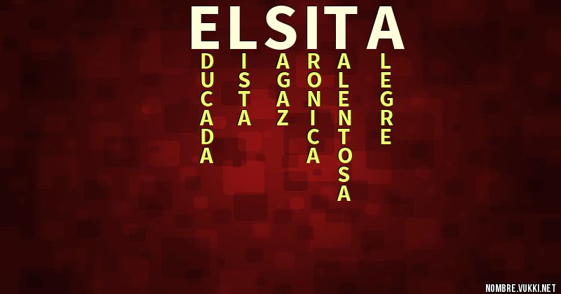 Acróstico elsita