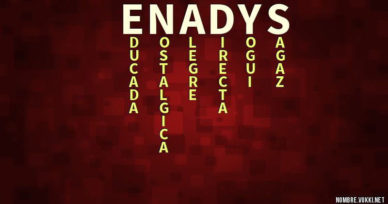 Acróstico enadys