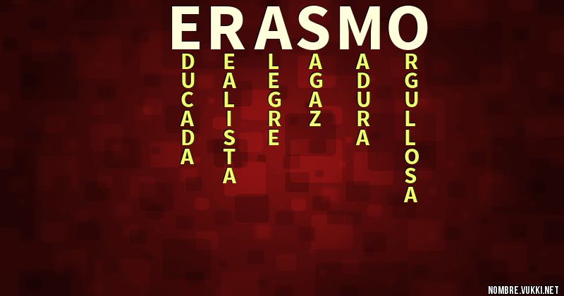 Acróstico erasmo