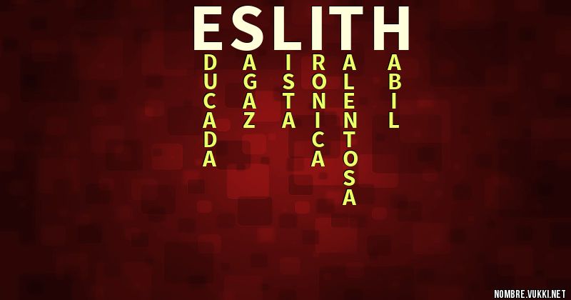 Acróstico eslith