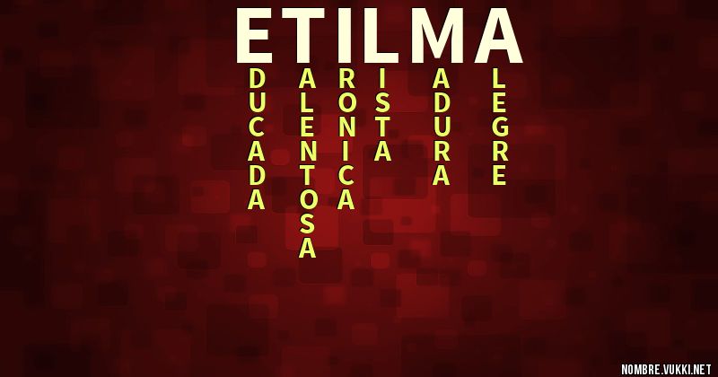 Acróstico etilma