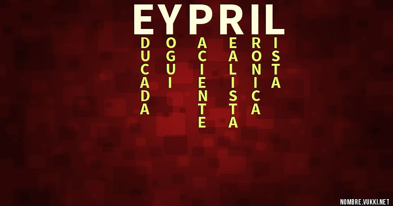 Acróstico eypril