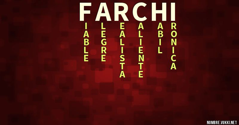 Acróstico farchi