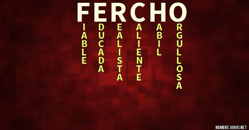 Acróstico fercho