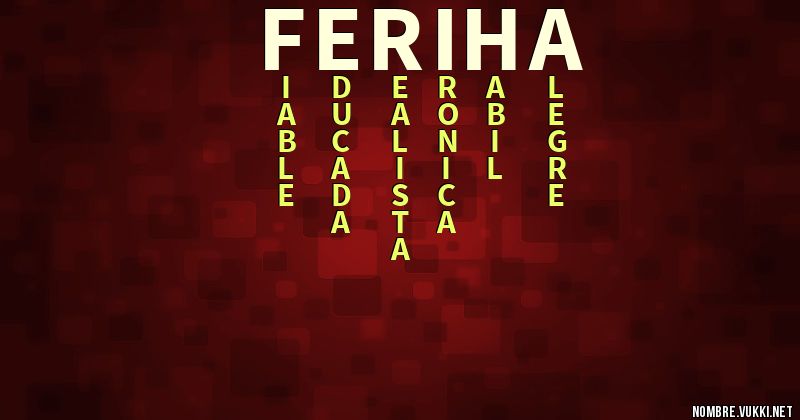 Acróstico feriha