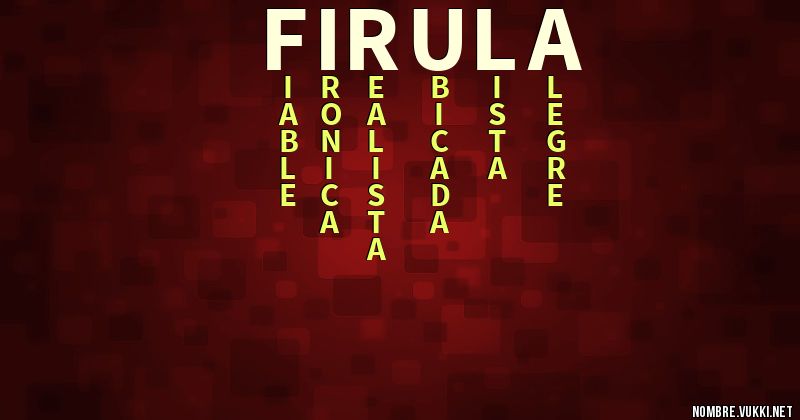 Qué significa firula