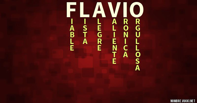 Acróstico flavio
