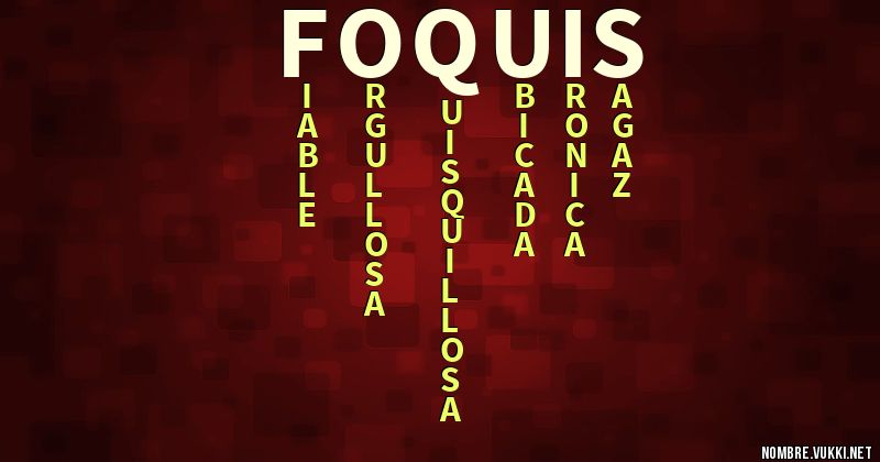 Acróstico foquis