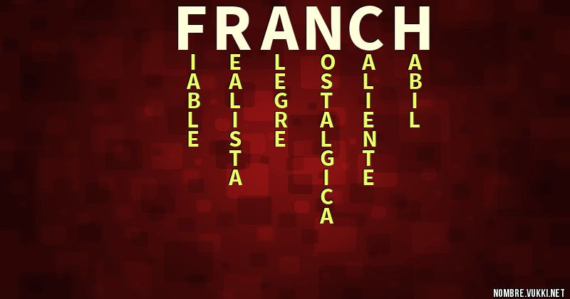 Acróstico franch