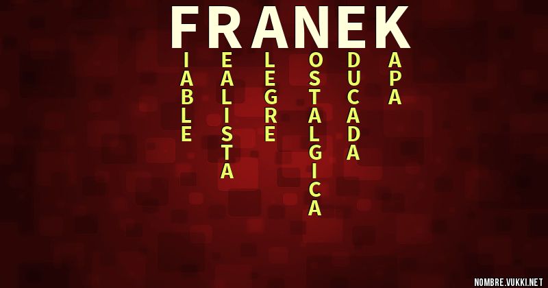 Acróstico franek