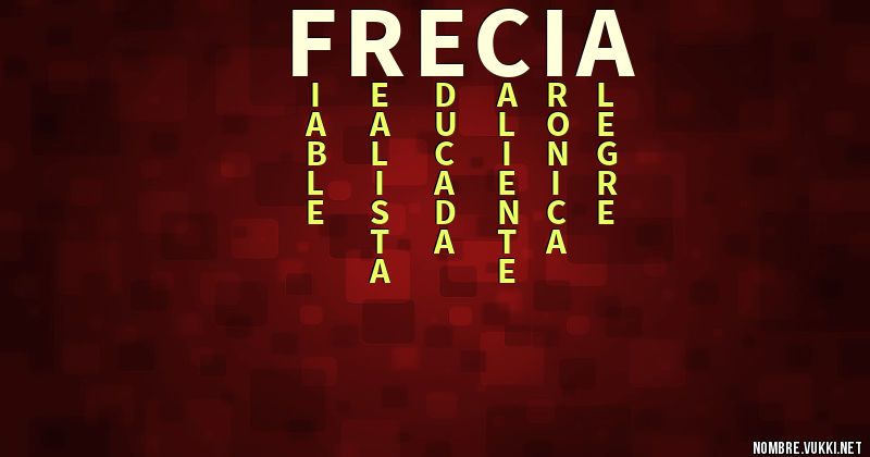 Acróstico frecia