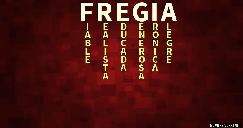 Acróstico fregia