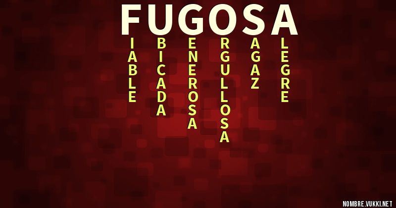Acróstico fugosa