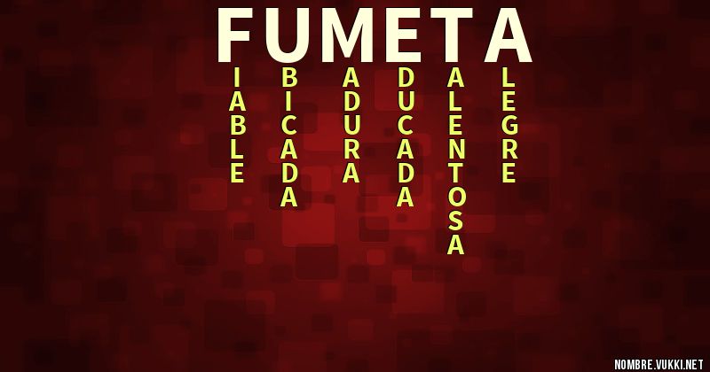 Acróstico fumeta