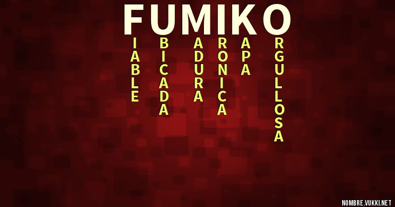 Acróstico fumiko