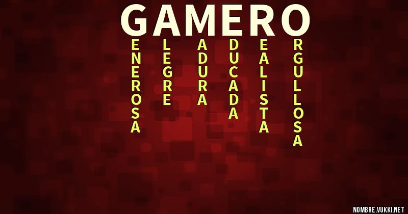 Acróstico gamero