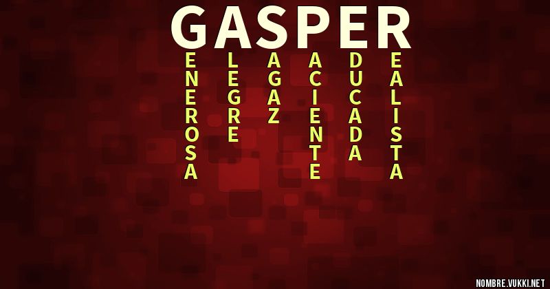 Acróstico gasper