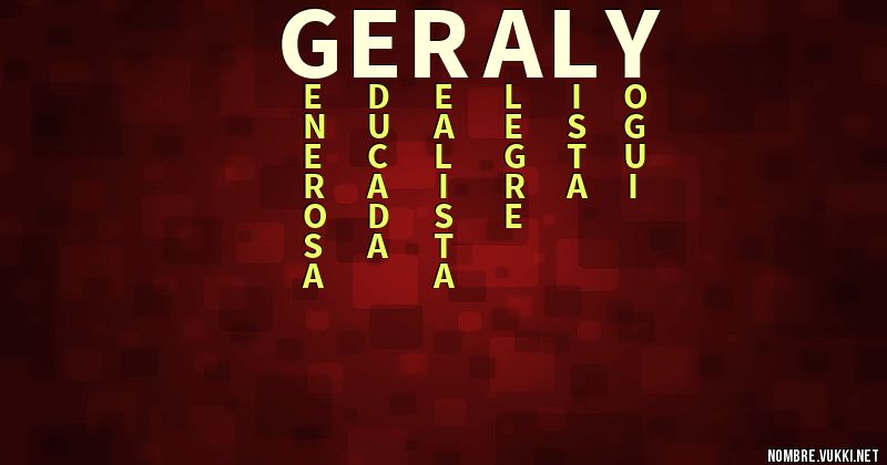 Acróstico geraly