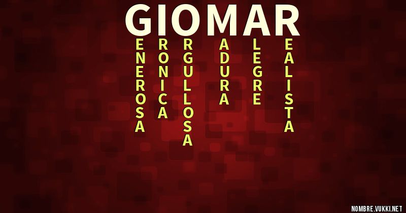 Acróstico giomar