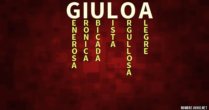Acróstico giuloa