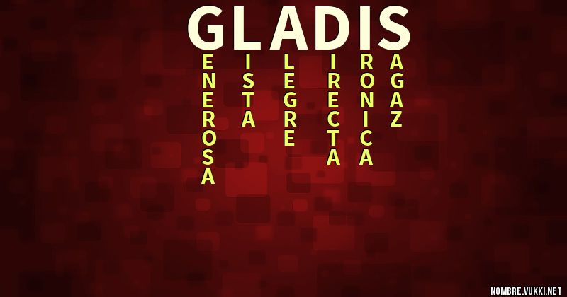 Acróstico gladis