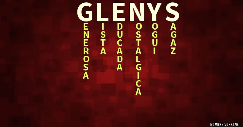 Acróstico glenys