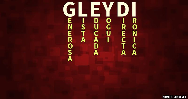 Acróstico gleydi