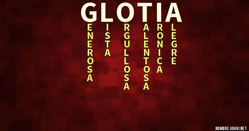 Acróstico glotia