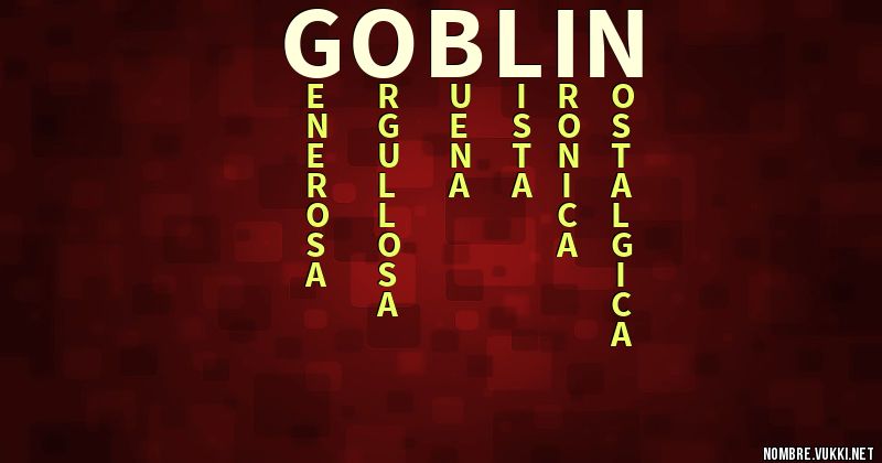 Acróstico goblin