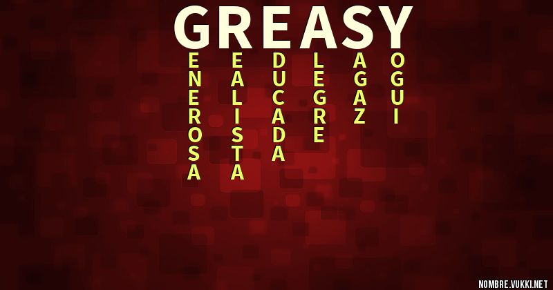 Acróstico greasy