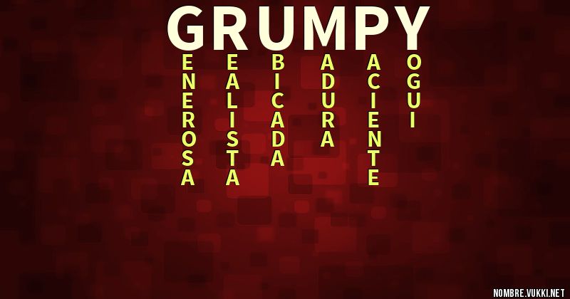 Acróstico grumpy