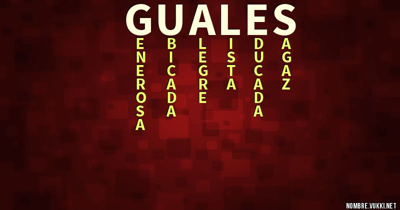 Acróstico guales