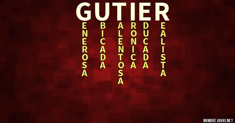 Acróstico gutier