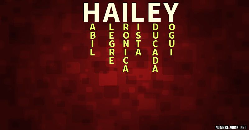 Acróstico hailey