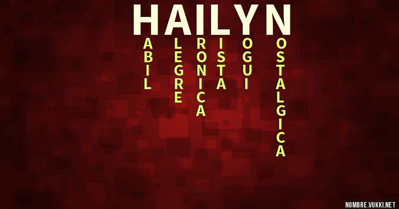 Acróstico hailyn