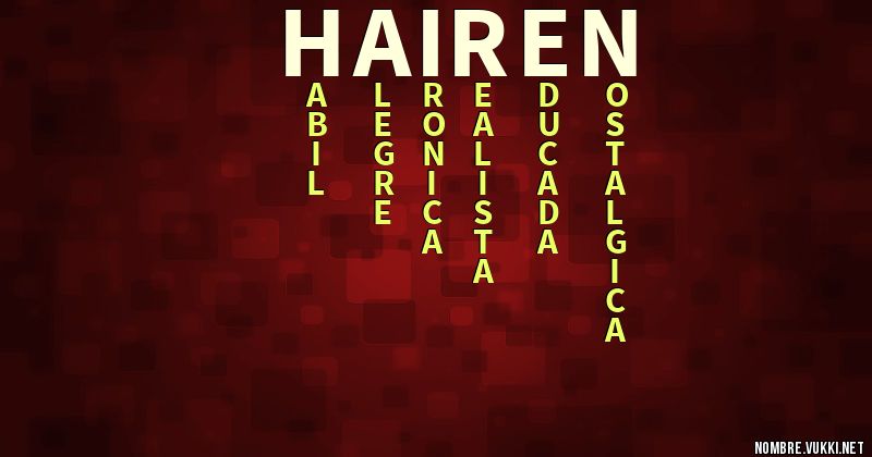 Acróstico hairen