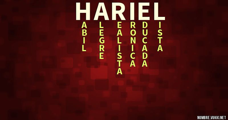 Acróstico hariel