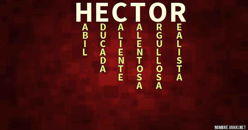 Acróstico hector