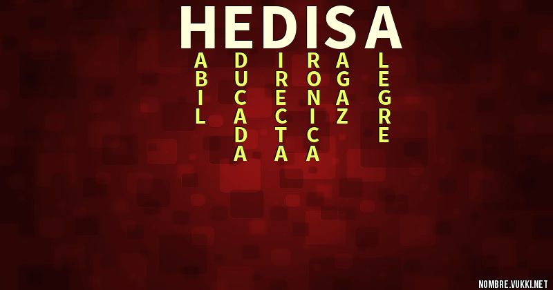 Acróstico hedisa