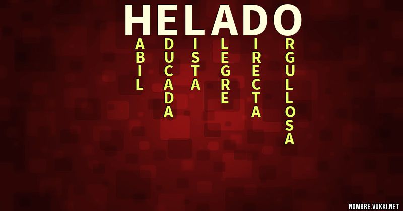 Acróstico helado