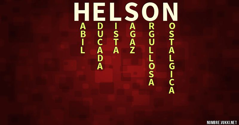 Acróstico helson