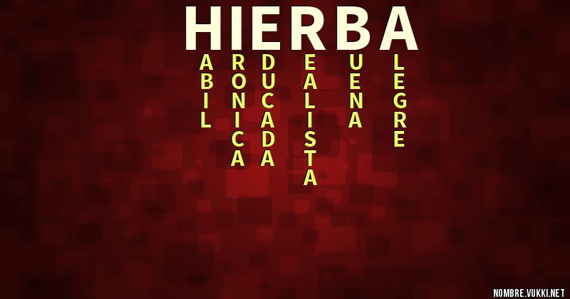 Acróstico hierba