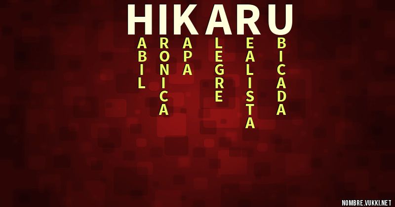 Acróstico hikaru