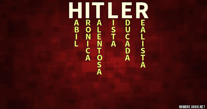 Acróstico hitler