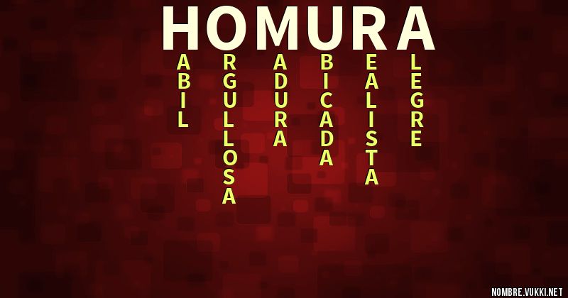 Acróstico homura