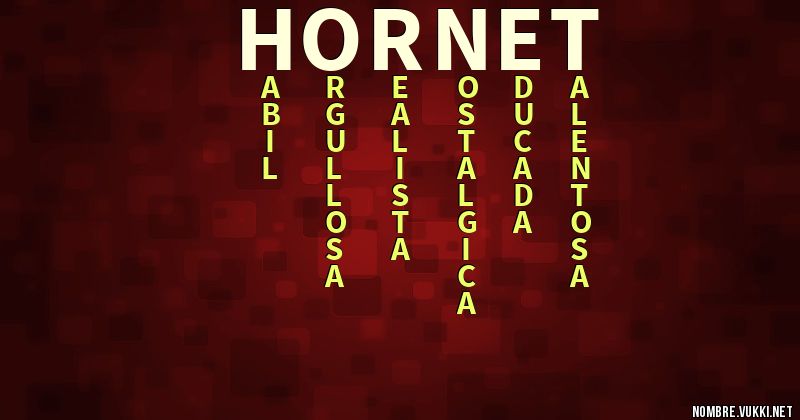 Acróstico hornet